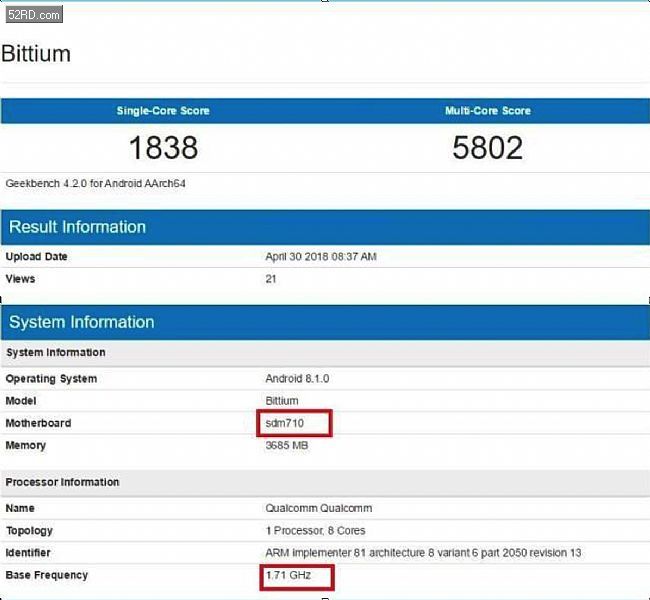 印度媒体suggestphone独家披露了骁龙710和骁龙730的规格资料,看