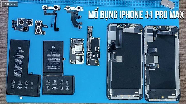 苹果iphone 11 pro max全球首拆:电池明显变厚