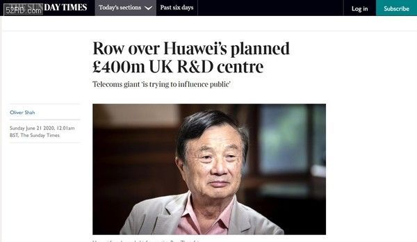 华为花4亿英镑:将在英国剑桥郡建造芯片研发中心